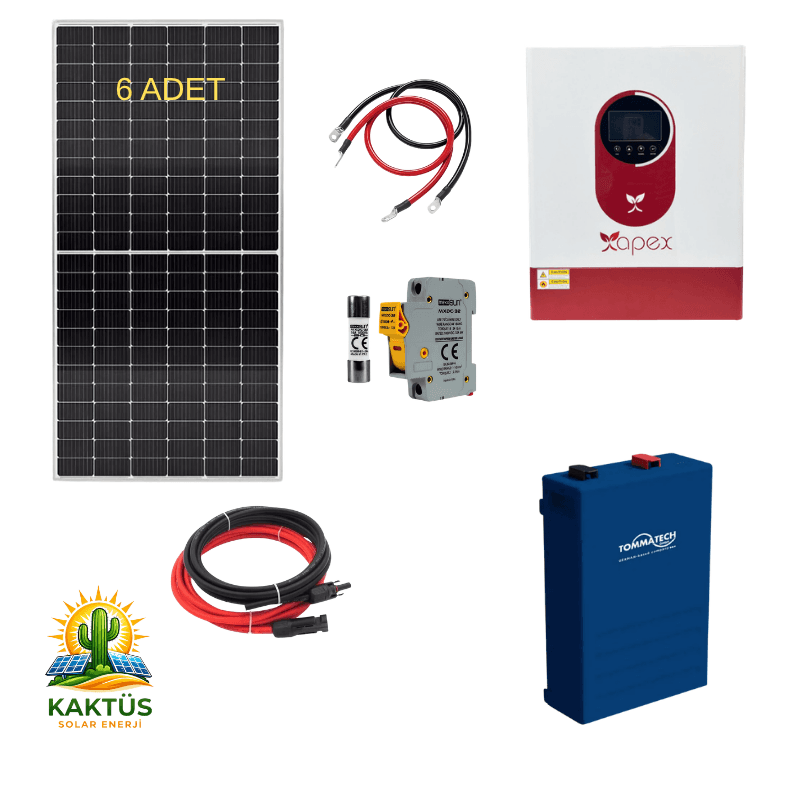8.5 KW Lityum Hazır Solar Enerji Paketi